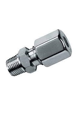Profilo da parete in acciaio inox V2A per box doccia da 8 mm con gomma Profilo da parete in acciaio inox V2A per box doccia da 8 mm con gomma