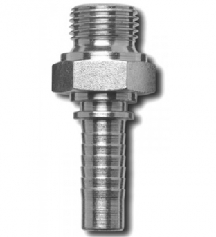 Press fitting male 60° cone