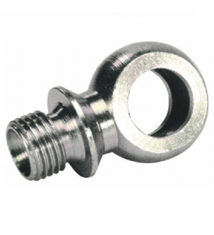 Ocello Per Ammortizzatore A Gas - Foro 10mm, Filetto M10, Lunghezza Totale 36mm - JB Brandl